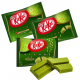 Wafelki w czekoladzie o smaku zielonej herbaty matcha