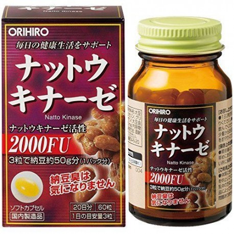 ORIHIRO Japan Natto Kinase 60capsules
