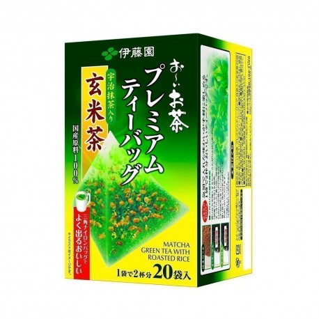 Ito En Oi Ocha Green Tea with Roasted Rice Premium