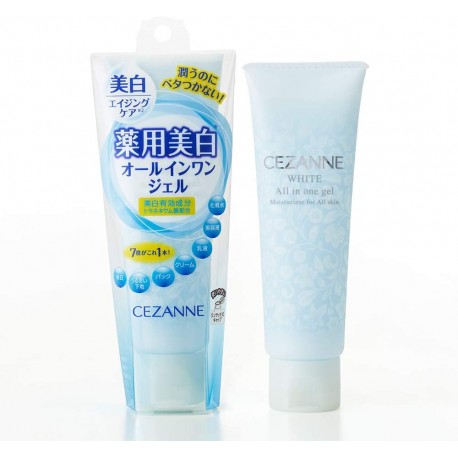 Cezanne Medicated Moisturizing Whitening Gel All In One