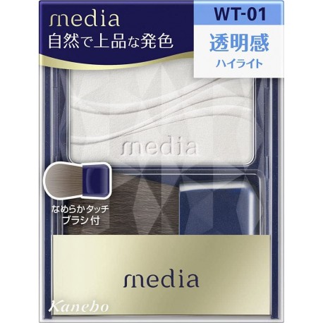 Kanebo Media Bright Up Cheek S WT-01 White