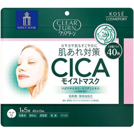 Kose Cosmeport Clear Turn CICA Moist Mask