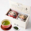 Zestaw 2 puszki z zieloną herbatą Shizuoka Tea Daruma