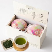 Zestaw 2 puszki z zieloną herbatą Shizuoka Tea