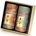 Zestaw 2 puszki z zieloną herbatą  Kyoto Rikyuen Premium Tea Gyokuro/Sencha