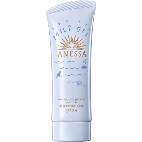 Shiseido Anessa Mineral UV Sunscreen Mild Gel SPF35 PA+++