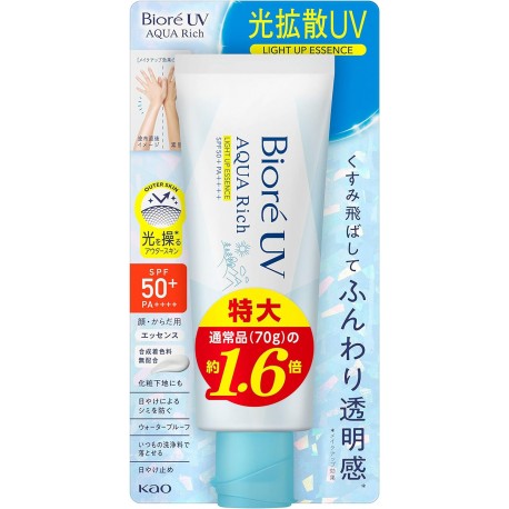 BIORE UV Aqua Rich Light Up Essence SPF50+ PA++++