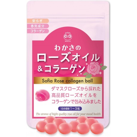 Rose Wakaka Seikatsu no Rose Oil & Collagen,Rose Supplement