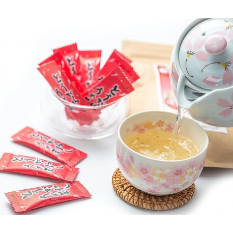 Plum Kombucha Peppermint Plum Tea