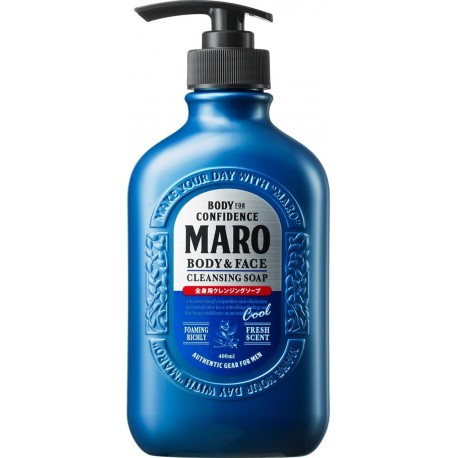 MARO Men s  Body and Face Cleasing Sopa Cool Herbal Citrus