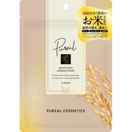 Pure Face Pack White Rice Essence Mask
