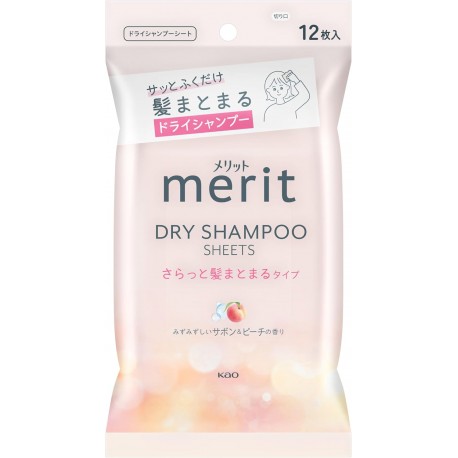Kao Merit Dry Shampoo Sheets Smooth and Hold Your Hair