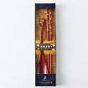 Zestaw pałeczki i łyżka Hashikura Matsukan Red