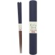 Chopsticks Tanaka Ranchdo Natural Wood Chopsticks & Chopsticks Case Set Blue