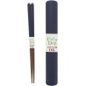 Chopsticks Tanaka Ranchdo Natural Wood Chopsticks & Chopsticks Case Set Blue