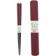 Chopsticks & Chopsticks Case Set Ishida Ranchdo Natural Wood Red