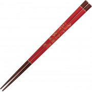 Chopsticks Sunlife H-05736 Natural Wood Red