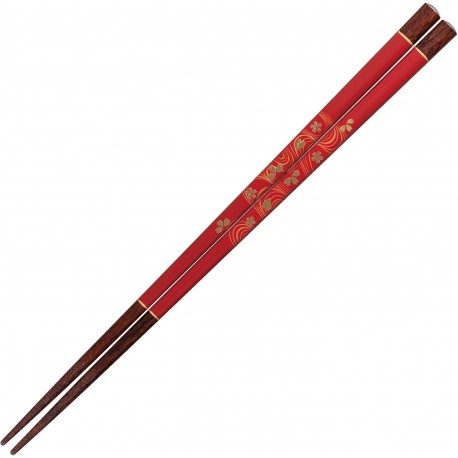 Chopsticks Sunlife H-05736 Natural Wood Red