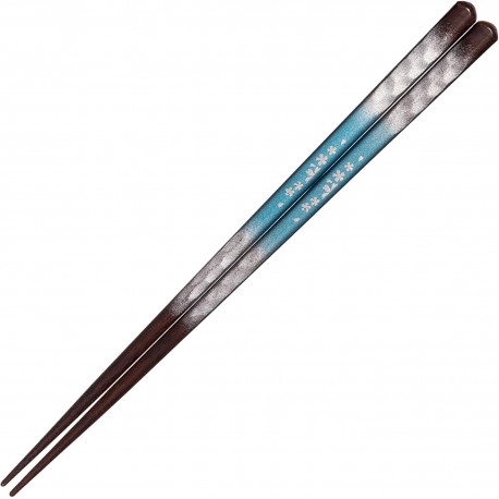 Chopsticks Sunlife Chopsticks Sunlife Natural Wood Blue