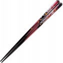 Chopsticks Sunlife H-05711 Natural Wood Cherry Blossoms Red