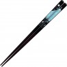 Chopsticks Sunlife H-06793 Natural Wood Fuji Blue