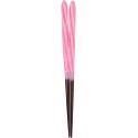 Chopsticks Aoba Natural Wood Candy Twist Pink