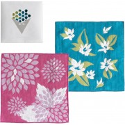 Bawełniane chusteczki/ręczniczki Imabari Hanairoha Dahlia & Gardenia