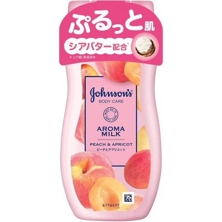 Johnson Body Care Aroma Milk Lasting Moisture Peach and Apricot