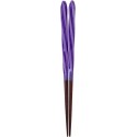 Chopsticks Aoba Natural Wood Hedgehog Screw Purple
