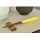 Chopsticks Aoba Natural Wood Hedgehog Screw Yellow