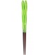 Chopsticks Aoba Natural Wood Candy Twist Yellow Green