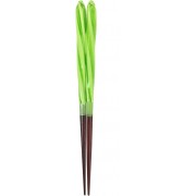 Chopsticks Aoba Natural Wood Candy Twist Yellow Green