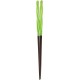 Chopsticks Aoba Natural Wood Candy Twist Yellow-Green