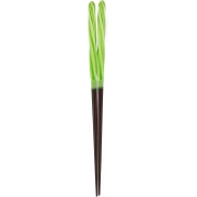 Chopsticks Aoba Natural Wood Candy Twist Yellow-Green