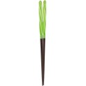 Chopsticks Aoba Natural Wood Candy Twist Yellow-Green