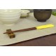 Chopsticks Aoba Natural Wood Hedgehog Screw Yellow