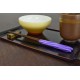 Chopsticks Aoba Natural Wood Hedgehog Screw Purple